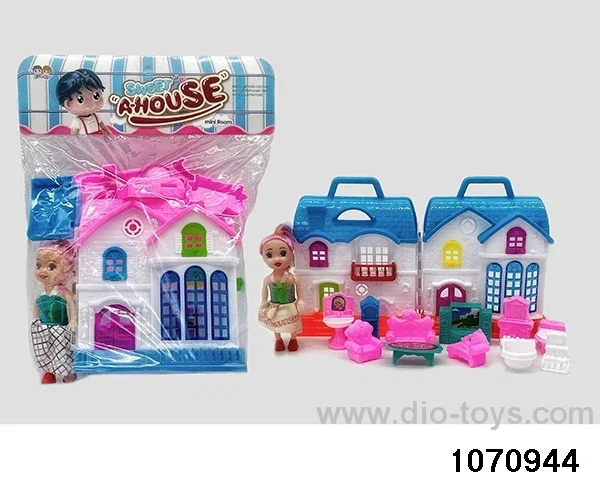Villa Furniture Doll Set in PP bag with header