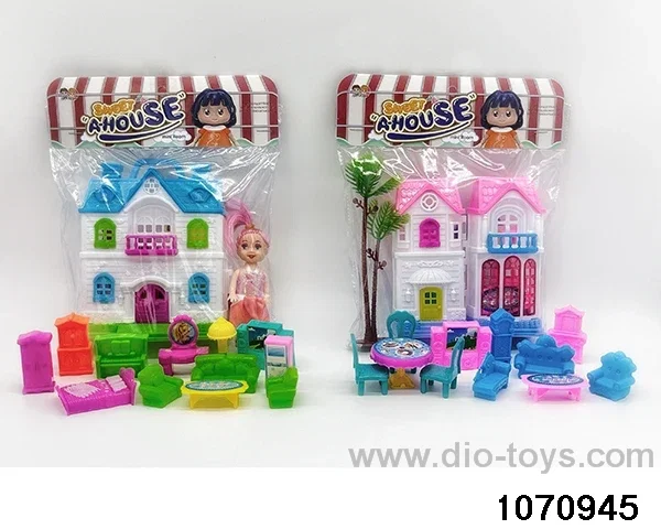 Villa Furniture Doll Set in PP bag with header