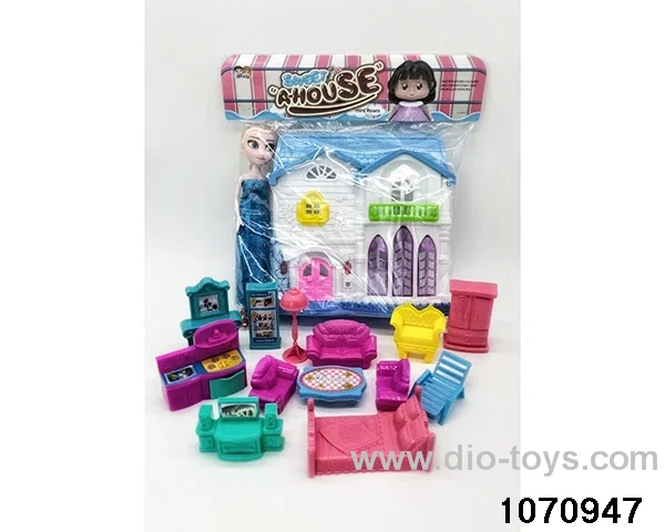 Villa Furniture Doll Set in PP bag with header