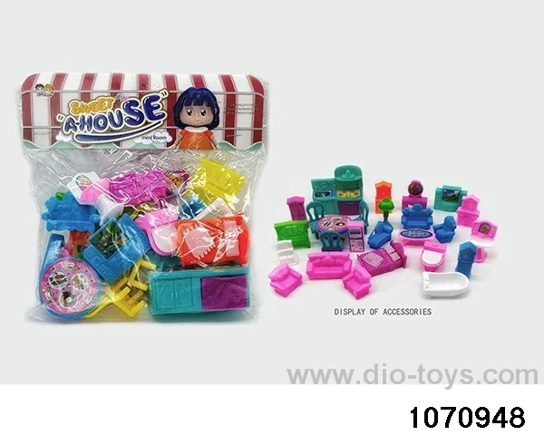 Furniture sets in PP bag with header