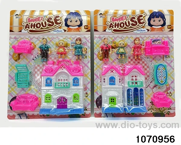 Villa Furniture Figurine Set in blister