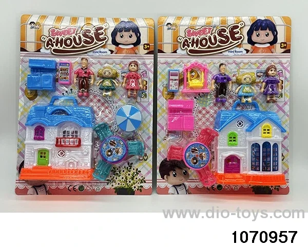 Villa Furniture Figurine Set in blister