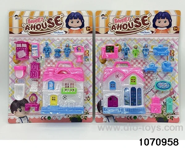 Villa Furniture Figurine Set in blister