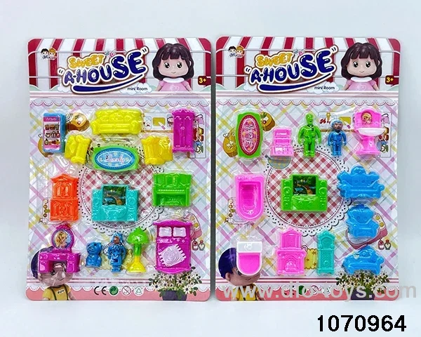 Puzzle Furniture Set in blister