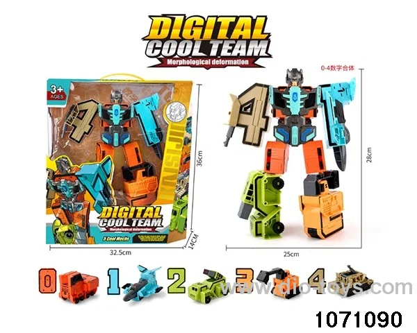 Digital Transformers（0-4）in window box