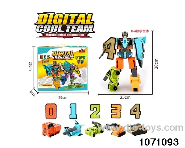 Digital Transformers（0-4）in color box