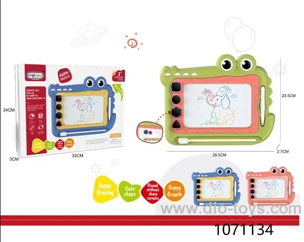 Crocodile Colourful Magnetic Writing Board with Stand