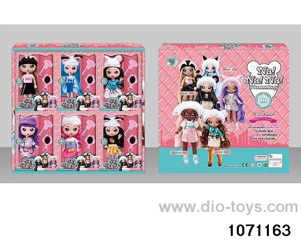 6 inch doll set in display box