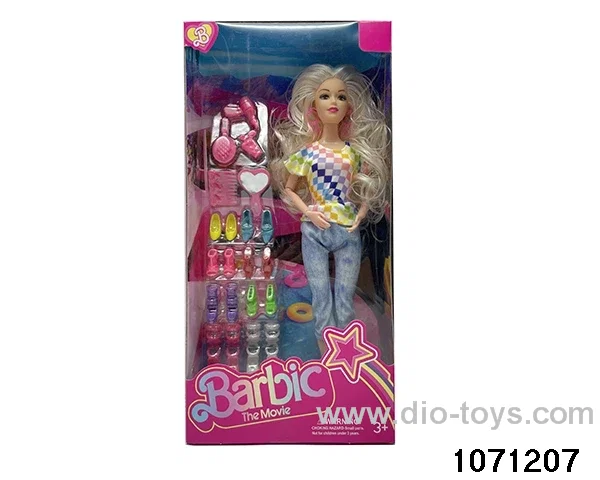 11.5 inch 12 jointed doll set in window box