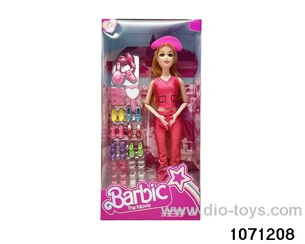 11.5 inch 12 jointed doll set in window box