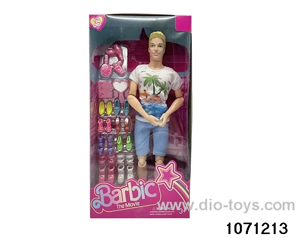 11.5 inch 12 jointed doll set in window box