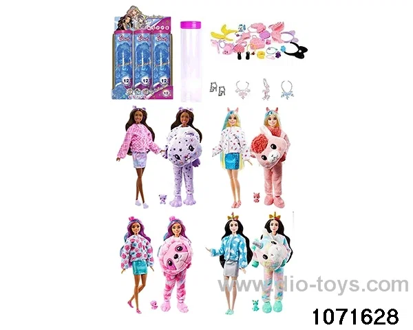 11.5 inch 12 jointed doll set in display box