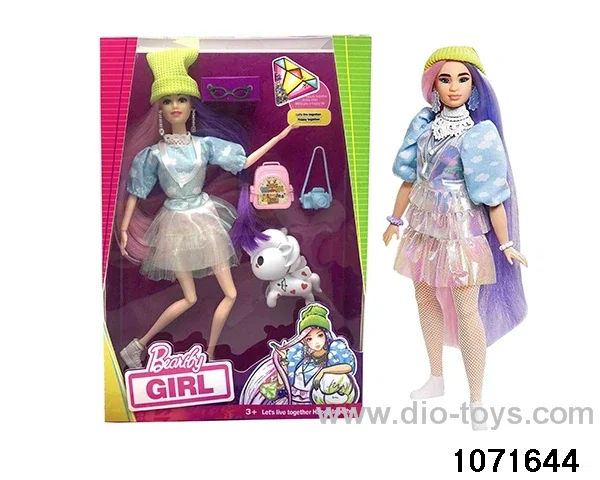 11.5 inch 12 jointed doll set in window box