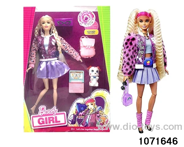 11.5 inch 12 jointed doll set in window box