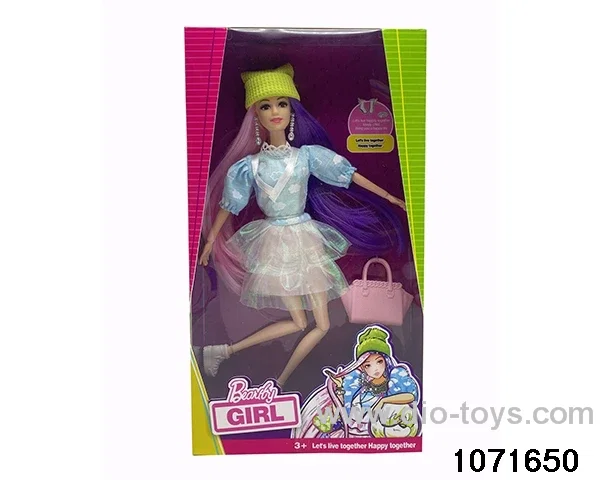 11.5 inch 12 jointed doll set in window box