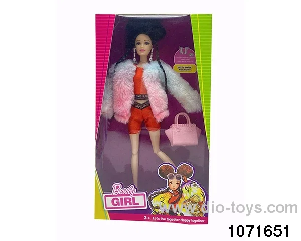 11.5 inch 12 jointed doll set in window box
