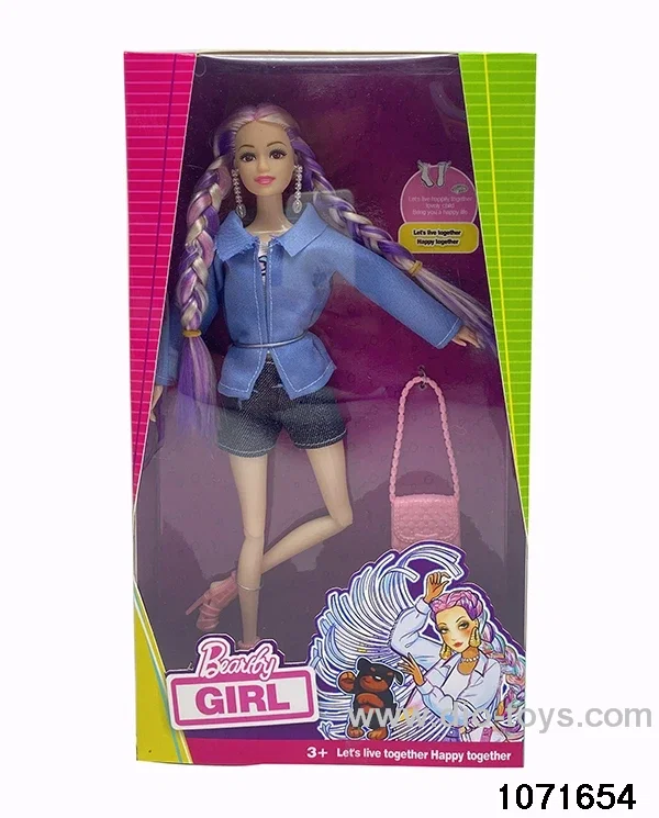 11.5 inch 12 jointed doll set in window box
