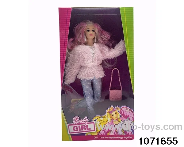 11.5 inch 12 jointed doll set in window box