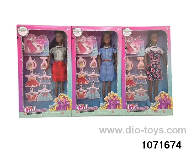 11.5 inch doll set in window box
