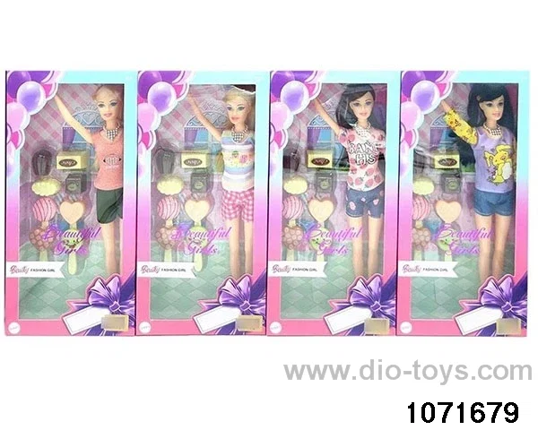11.5 inch doll set in window box