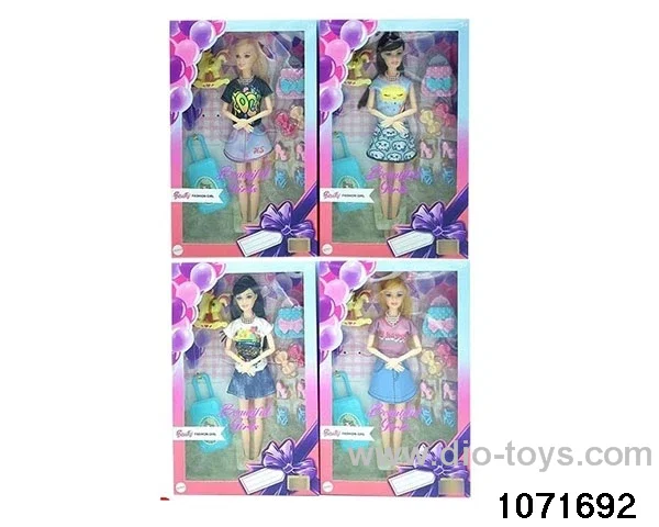 11.5 inch doll set in window box