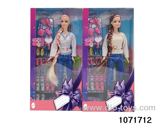 11.5 inch doll set in window box