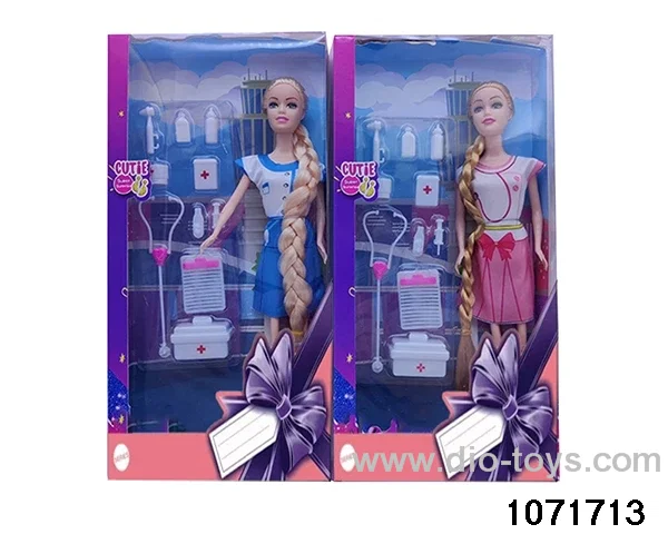 11.5 inch doll set in window box