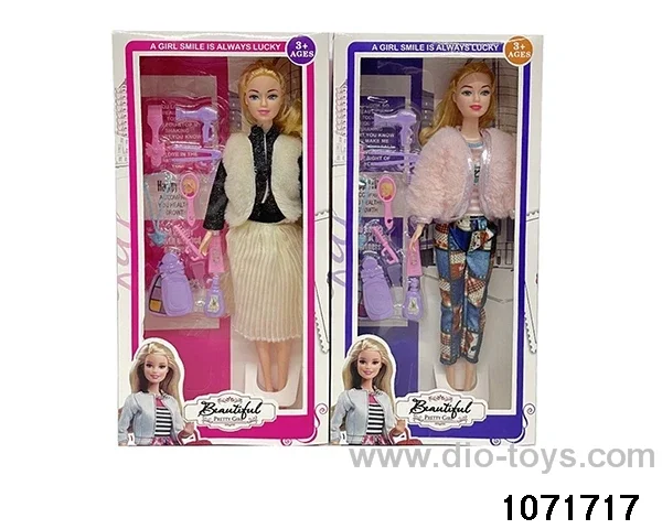 11.5 inch doll set in window box