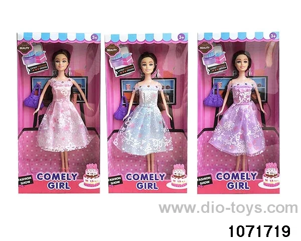 11.5 inch doll set in window box