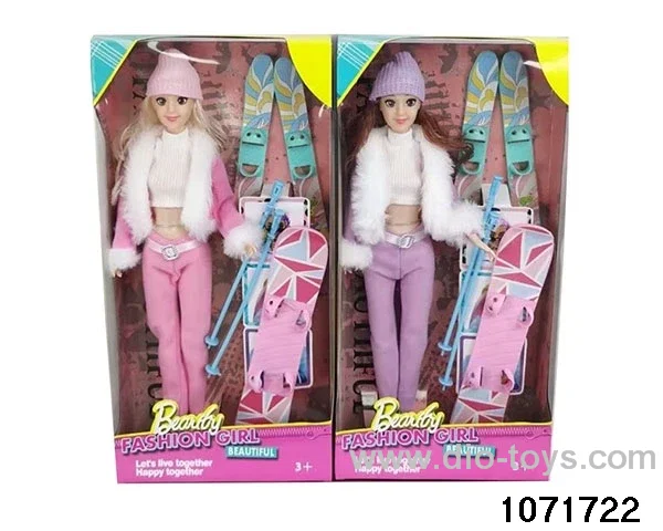 11.5 inch doll set in window box
