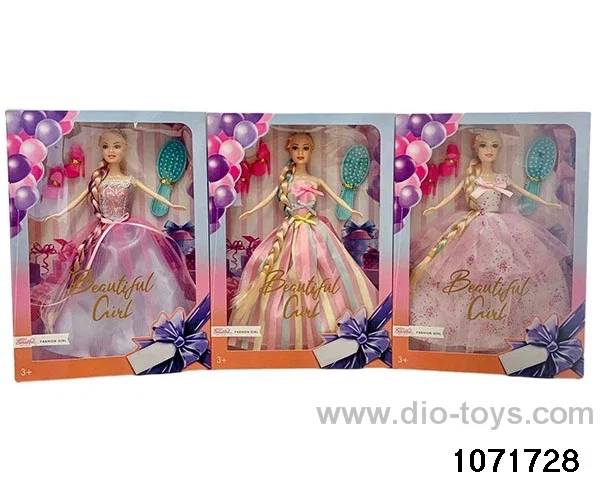 11.5 inch doll set in window box