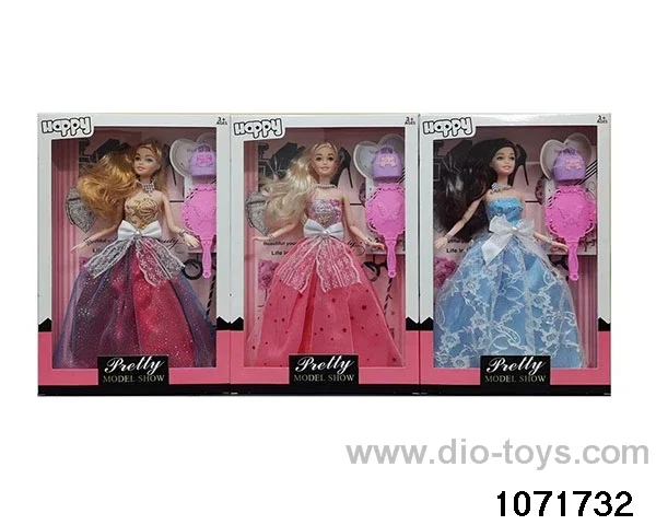 11.5 inch 9 jointed doll set in window box