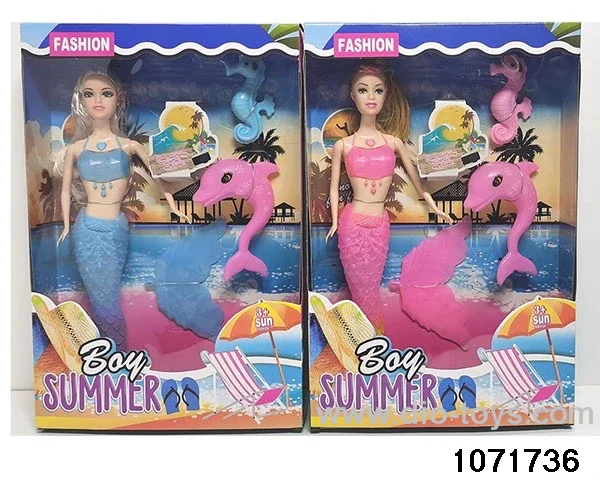 14 inch doll set in window box