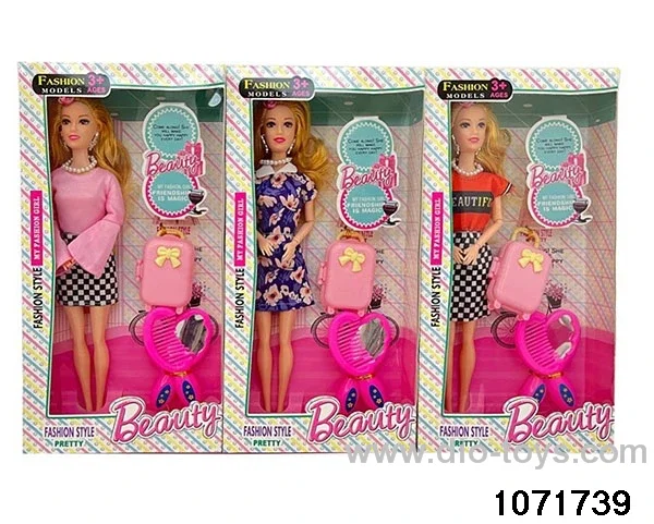 11.5 inch doll set in window box