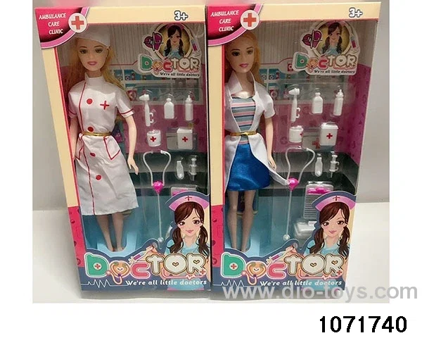 11.5 inch doll set in window box
