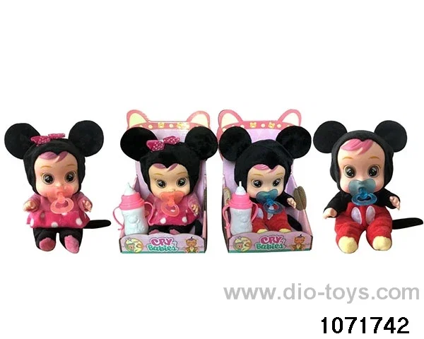 9 inch doll set with 4 voices music in display box