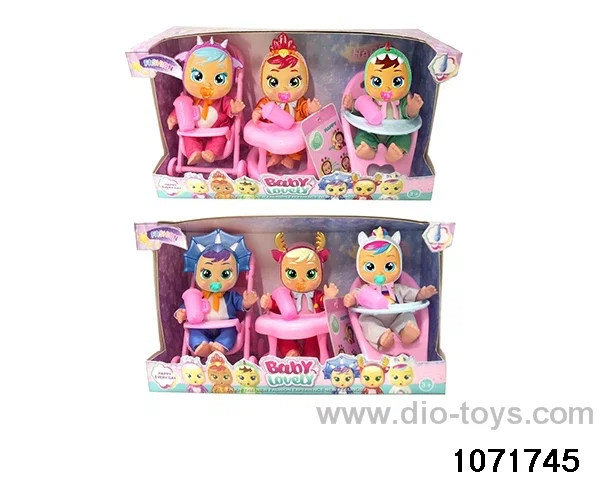 5.5 inch doll set in window box