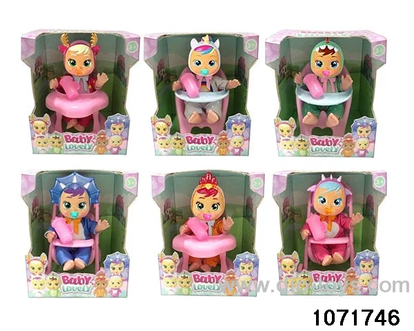 5.5 inch doll set in window box