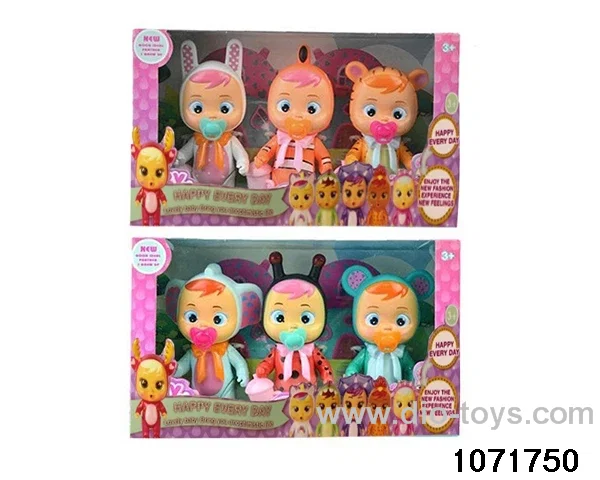 5 inch doll set in window box