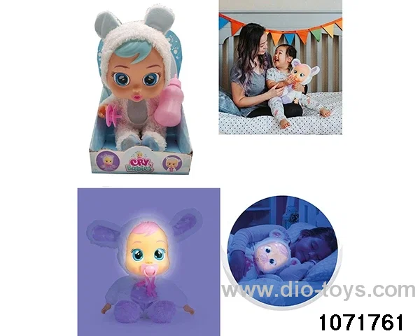 14 inch doll set with 4 voices music in display box