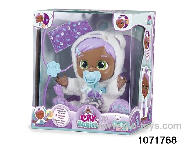 14 inch doll set with 4 voices music in window box