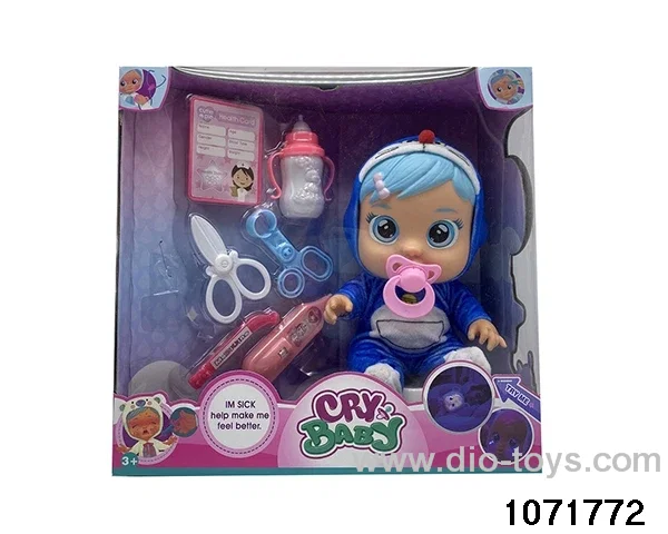 14 inch doll set with 4 voices music in window box
