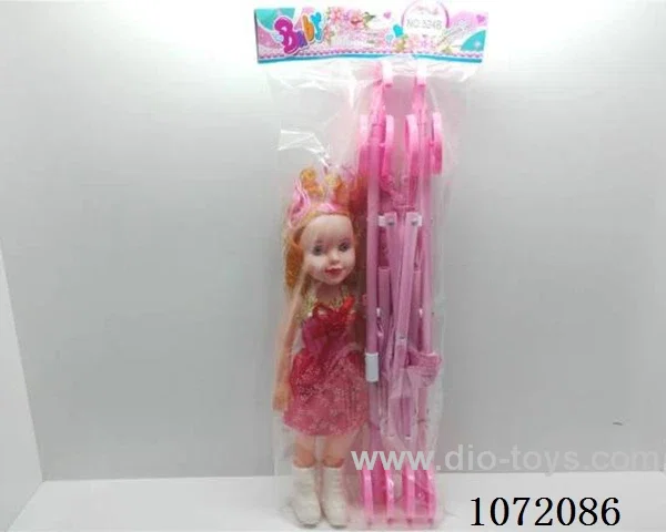 18inch doll with trolley