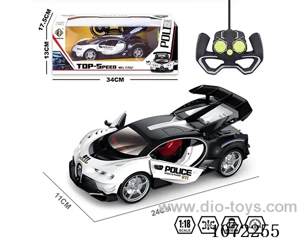 1:18 5ch rc car with light