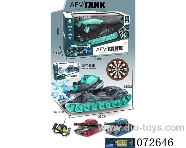 rc tank with water bullet
