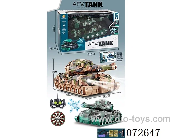 rc tank with water bullet