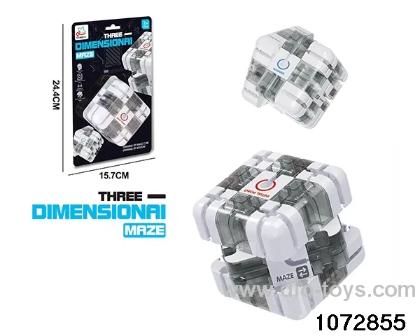 3-Step Rubik's Cube Ball Maze in clam shell