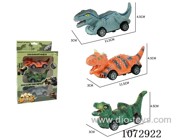 friction dinosaur car