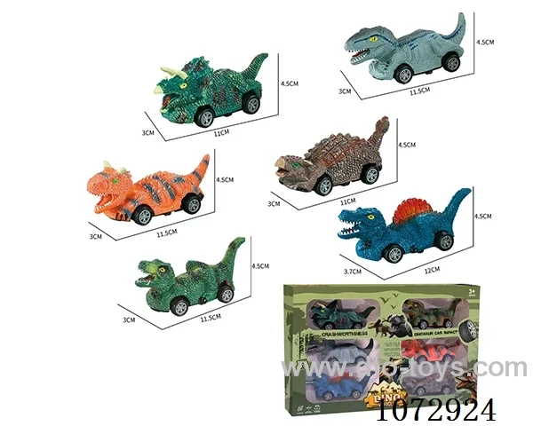 friction dinosaur car