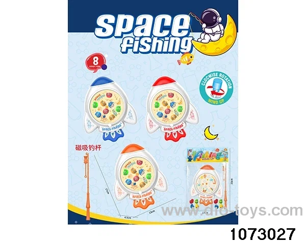 wind-up fishing reel in PP bag with header